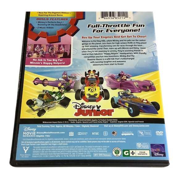 Disney Junior Mickey And The Roadster Racers DVD Ready Set Go 2017 NTSC - Picture 6 of 8